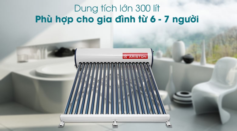 Đại lý máy nước nóng năng lượng mặt trời Ariston
