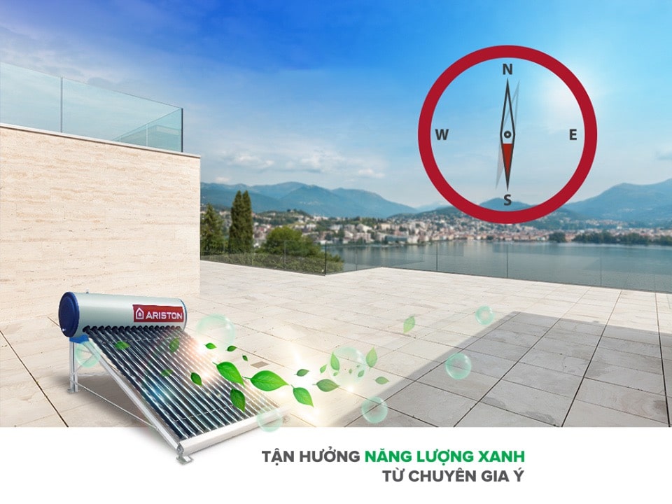 Đại lý máy nước nóng năng lượng mặt trời Ariston