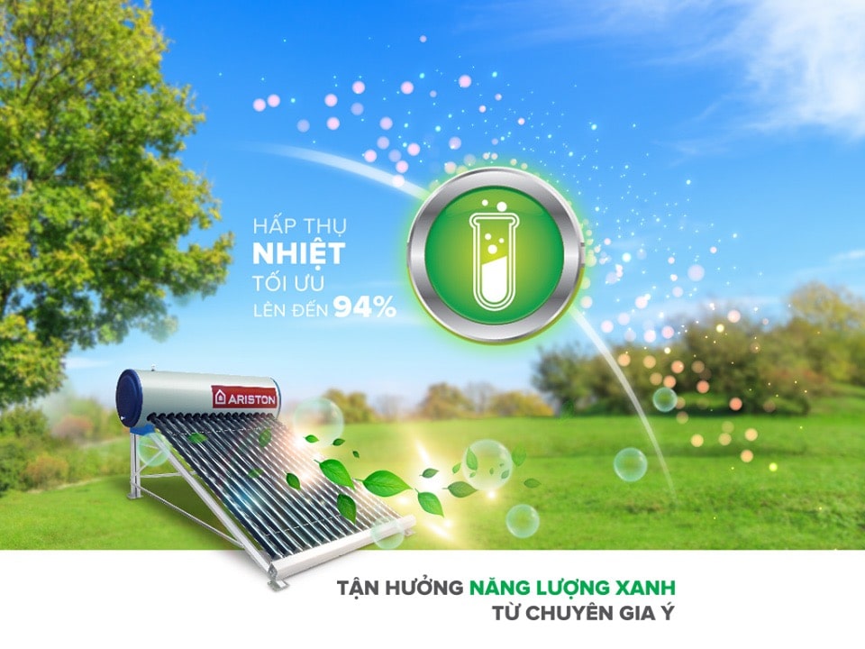 máy nước nóng Ariston năng lượng mặt trời