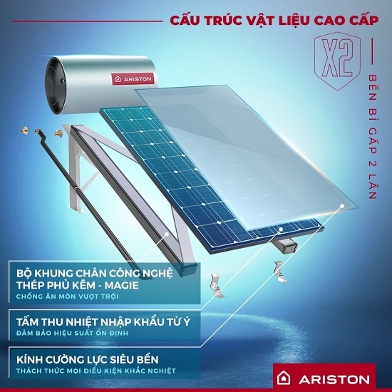 Máy nước nóng mặt trời Ariston