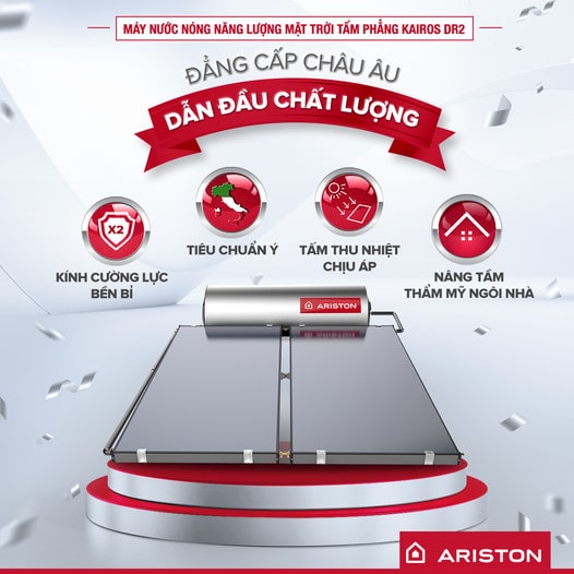 Máy nước nóng năng lượng mặt trời Ariston 132l