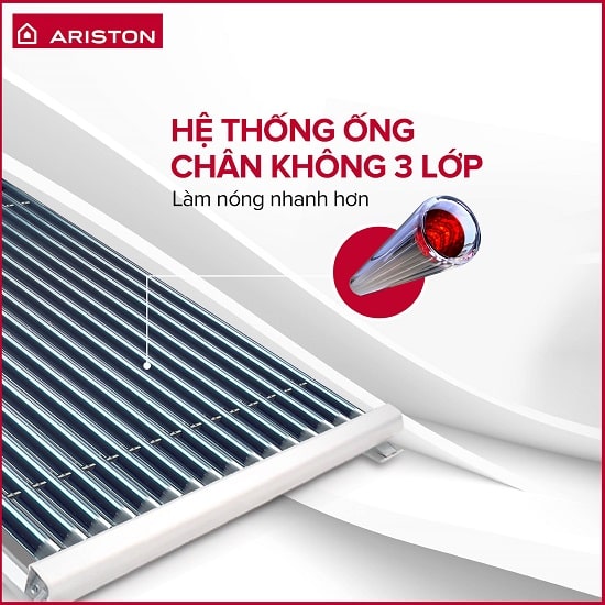 máy nước nóng năng lượng mặt trời ariston 175l