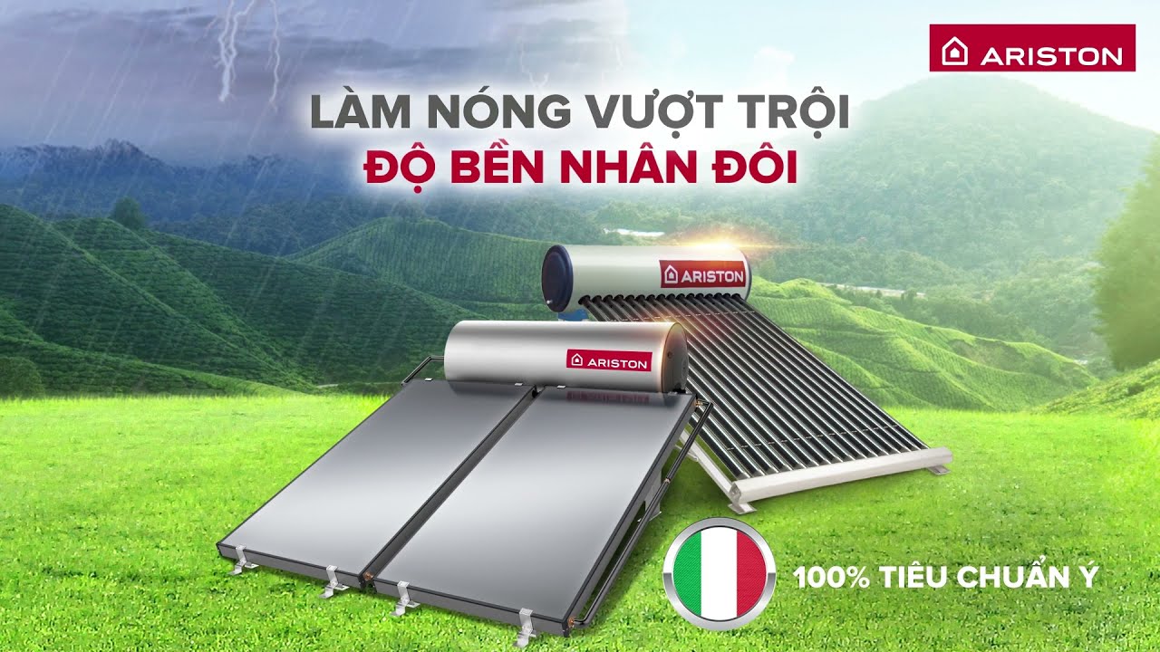 Giá bình nước nóng năng lượng mặt trời Ariston