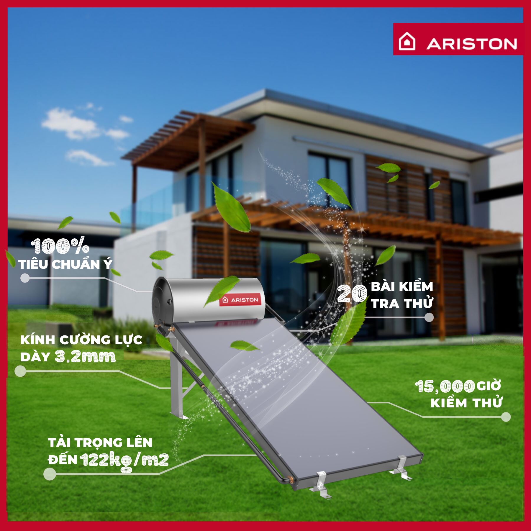 Máy nước nóng năng lượng mặt trời Ariston