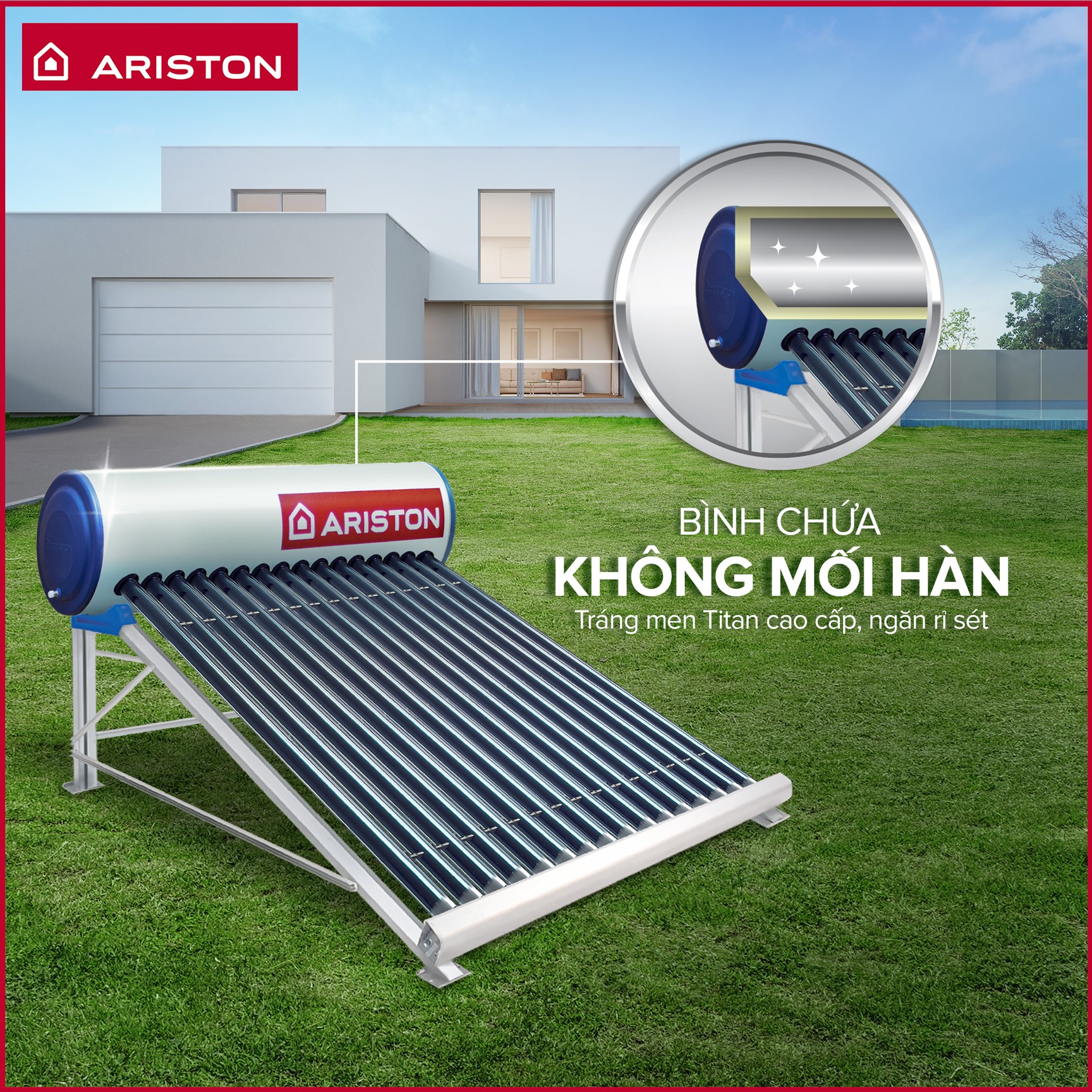 Máy nước nóng năng lượng mặt trời ống dầu